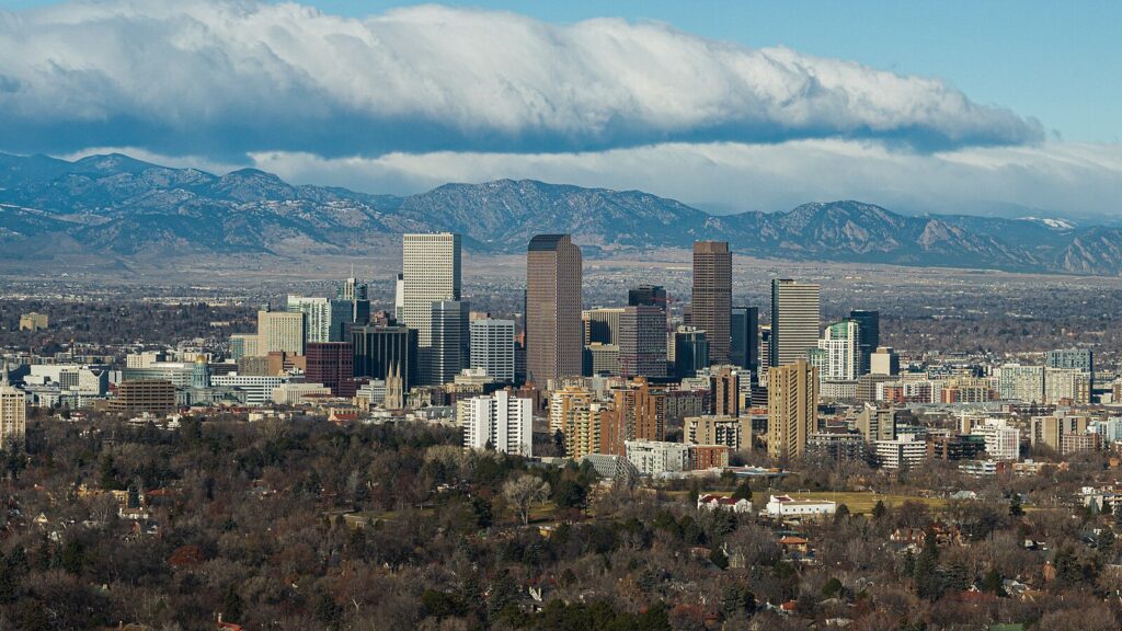 Denver skyline representing Colorado mortgage market